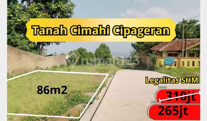 Tanah Siap Huni di Cimahi Utara Dekat ke Alun-Alun