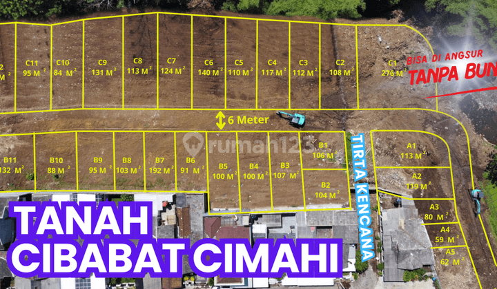 Tanah Samping Komplek Tirtakencana Jalan Pesantren Cibabat Cimahi 1