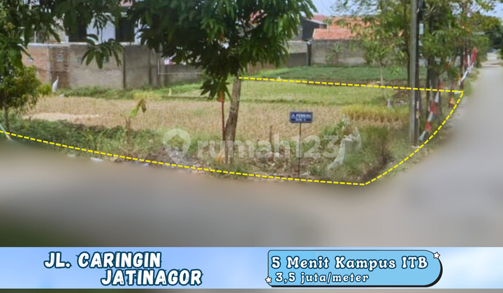 Tanah Hook Jl. Caringin Dekat Kampus ITB & Unpad, Cocok untuk Kos Tanah Hook Jl. Caringin Dekat Kampus ITB & Unpad, Cocok untuk Kos