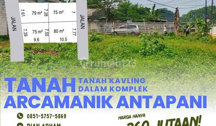 Jual Cepat Tanah Di Komplek Arcamanik Bandung Dekat Sport Jabar 1