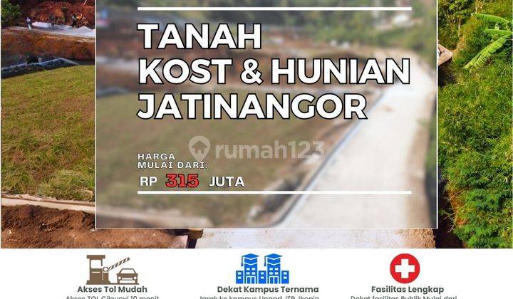  Tanah Komplek Jatinangor Strategis Untuk Kost Kosan Dan Hunian 2