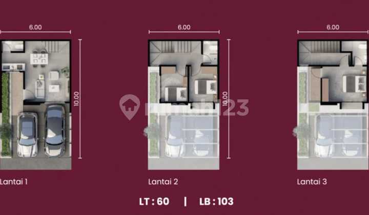 Rumah Primary Anwa Residence Puri Cluster Flinder 2