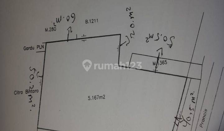 Dijual Cepat Tanah Padat Jalan Raya Perancis 2