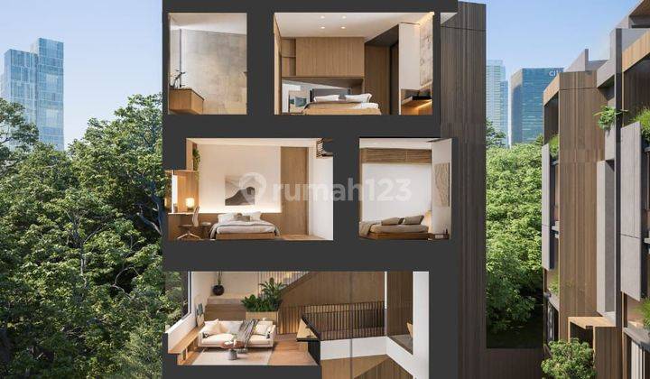 Dijual Rumah New Project Kemang Ampera Townhouse 2