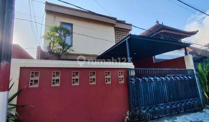 Nice 2-Storey Semi-Furnished Rental House with Freehold Title on Jalan Tunggul Ametung, North Denpasar 1