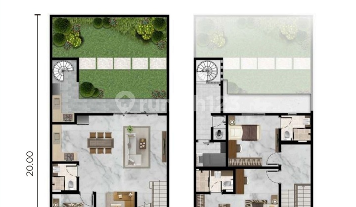 Rumah Baru Cluster Kuningan Village Pik 2 Jasper Hoek Luas 11x20