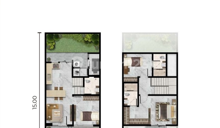 Rumah Baru Cluster Kuningan Village Pik 2 Carnelian Luas 6x15