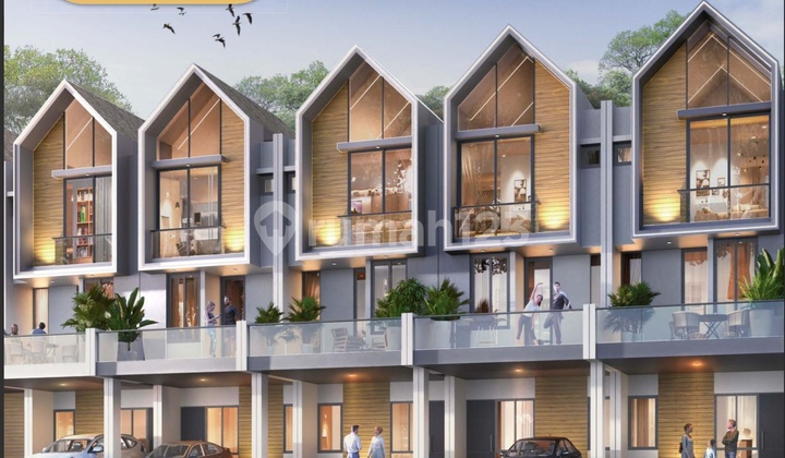 New House in Osaka Residence Cluster, 3-Story Luna Hook, Size 5x10