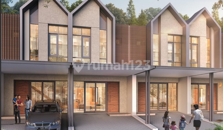 Rumah Baru Cluster Denver Pik 2 Coral Hoek Luas 7,5x12,5