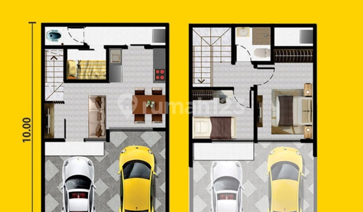Rumah Baru Cluster Hawaii Pik 2 Edelweis Hoek Luas 9x10