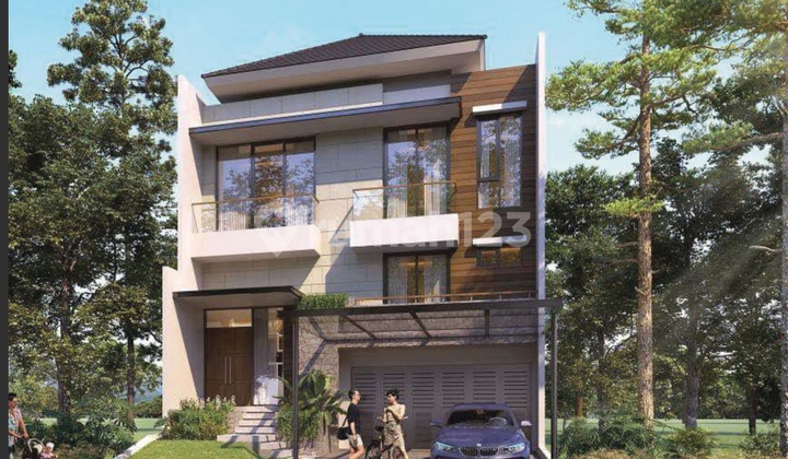 Rumah Baru Di Cluster Pantai Bukit Villa Pik 2 Kuta Luas 10x35