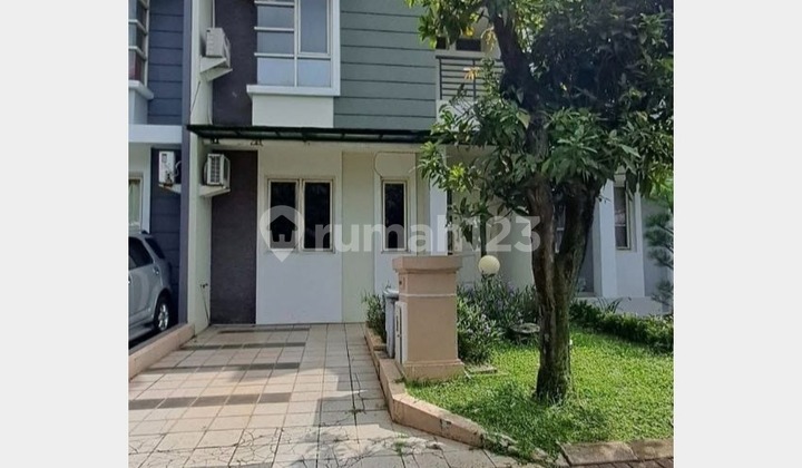 Dijual Murah Rumah Depan Taman Cluster Fluorite Gading Serpong