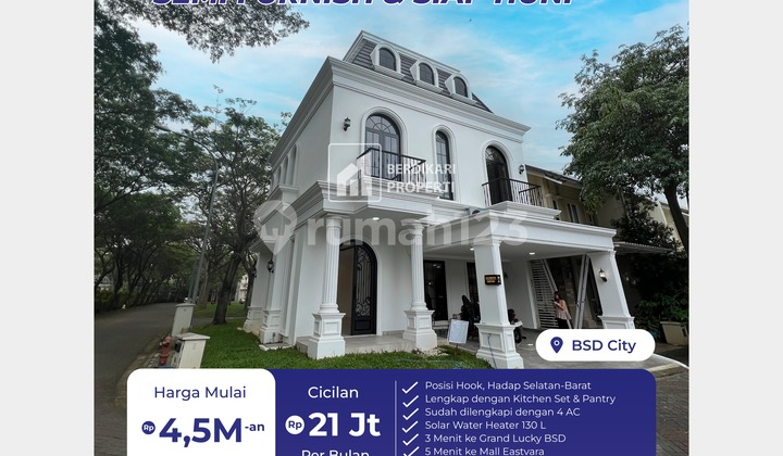 Rumah Brand New Vanya Park BSD City, Tangerang Selatan