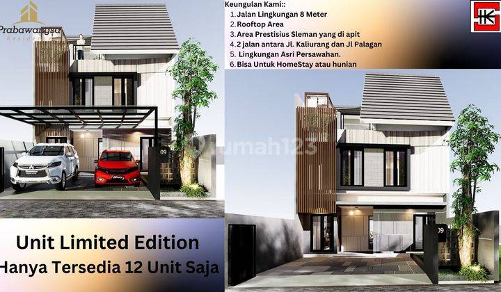 Rumah 2 Lantai SHM di Jl. Mpr, Kaliurang Km 9.5 Km, Yogyakarta 1