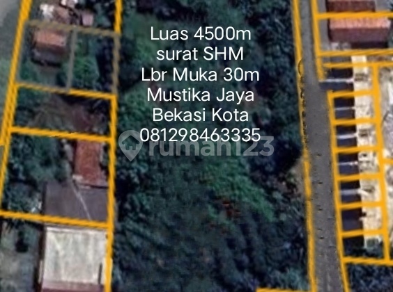 Strategic Land for Sale in Mustika Jaya, Bekasi City