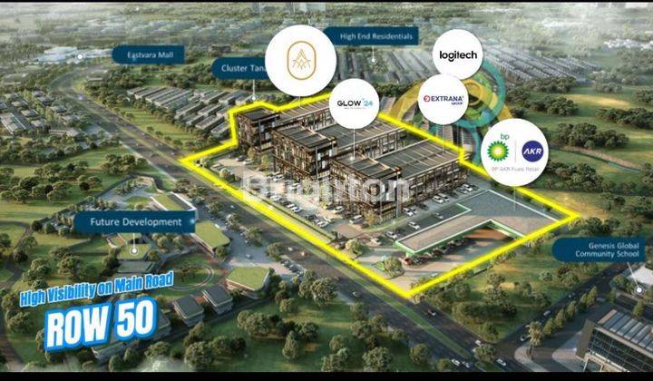 Ruko Asterre Business Park jalan utama BSD City 2