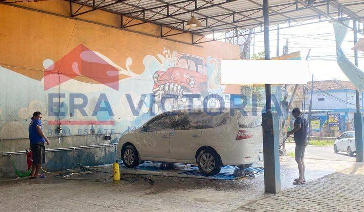 Tanah Ada Bangunan Semi Permanen diatasnya Digunakan Untuk Usaha Car Wash Dilengkapi Kantin dan Kamar Mandi 5 Menit dari Kampus UB Kepanjen  2