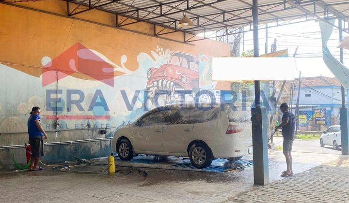 Tanah Bangunan Semi Permanen Diatasnya Digunakan Untuk Usaha Car Wash Dilengkapi Kantin Dan Kamar Mandi 5 Menit Dari Kampus Ub Kepanjen di Nasional Iii Rekesan, Talangagung, Kepanjen, Malang 2