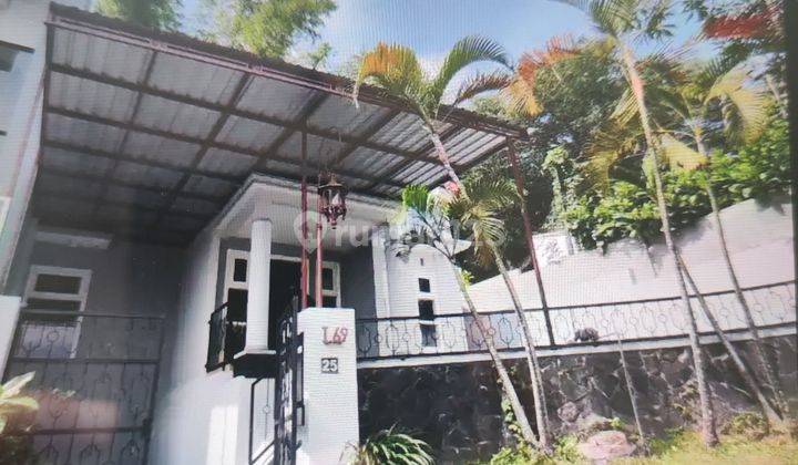 Dijual rumah villa puncak tidar siap huni model mediteranian 1