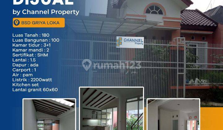 Rumah Siap Huni Lokasi Bagus Strategis, Rumah Di Bsd, An 1