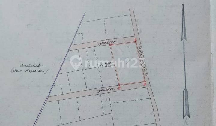 Tanah Komersial Nol Jalan Kepatihan Industri Benowo Surabaya Barat Lebar 80M Langka