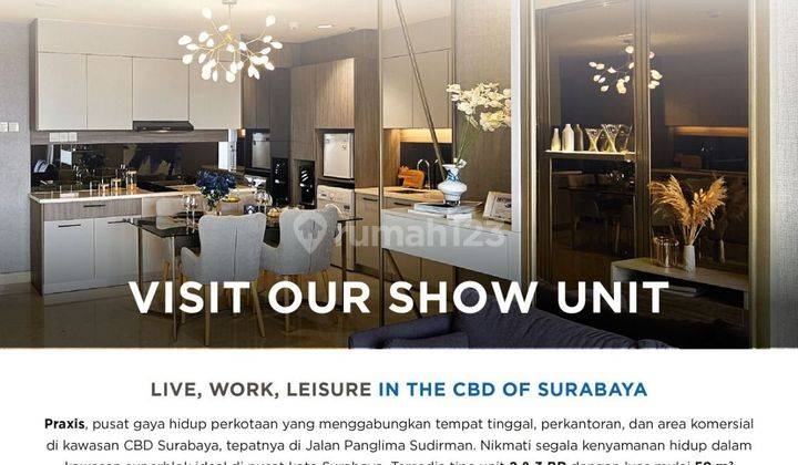 Apartemen Tengah Kota SIAP HUNI, BARU  Surabaya 2