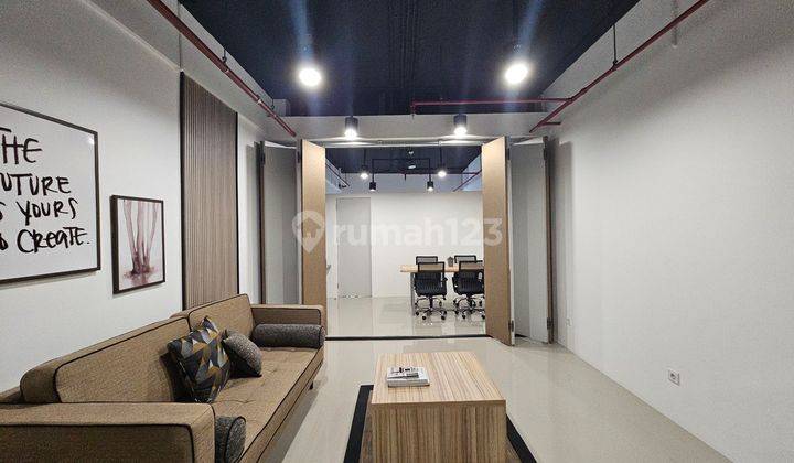 Jual Kantor Siap Pakai Di Full Furnished Di Spazio Tower 2