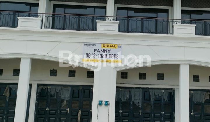 Ruko gandeng, 3 lantai (kosong), di Percut Sei Tuan, Deli Serdang.
