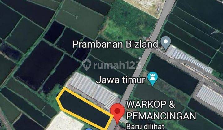 Dijual Tanah Zona Industri di Raya Cerme nol Jalan Raya Kabupaten Gresik 1