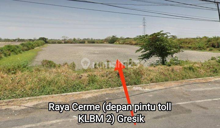 Dijual Tanah Zona Industri di Raya Cerme nol Jalan Raya Kabupaten Gresik 2