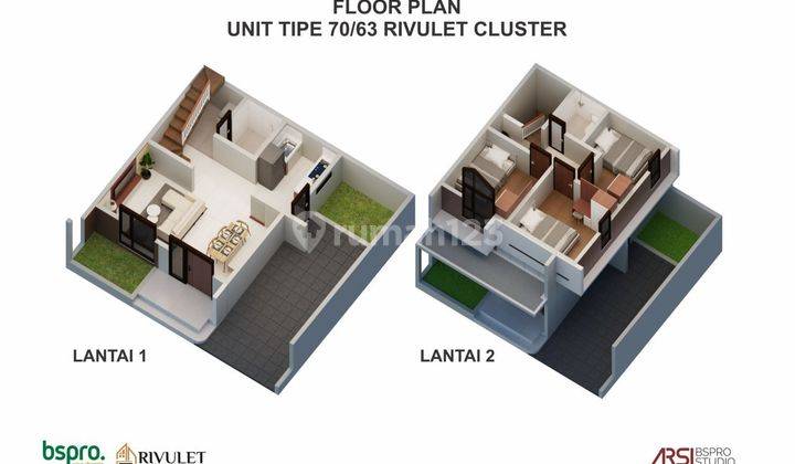 Rumah Baru Arcamanik Bandung 2 Lantai Gaya Scandinavia 2