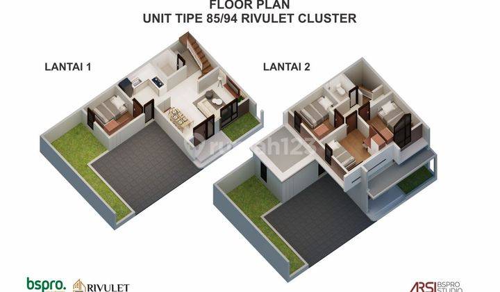 Bonus Diskon Rumah Baru Arcamanik Bandung 2 Lantai 2