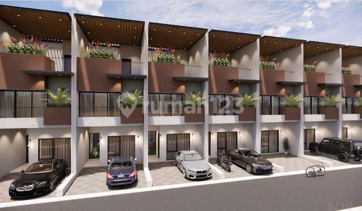 Rumah Baru 3 Lantai Dalam Townhouse di Pondok Kelapa Jakarta