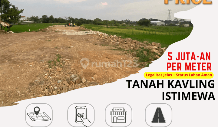 Dijual Tanah Kavling Dekat Pusat Kota Sleman, Akses Jalan Utama 1