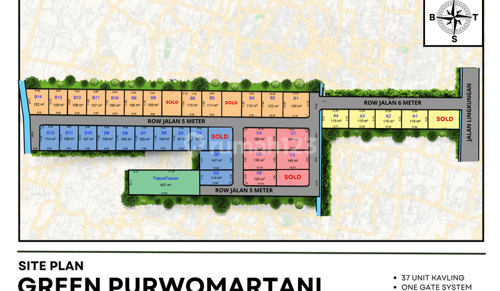 Tanah Murah Di Utara Maguwoharjo 3 Menit Dari Akses Jalan Raya 2