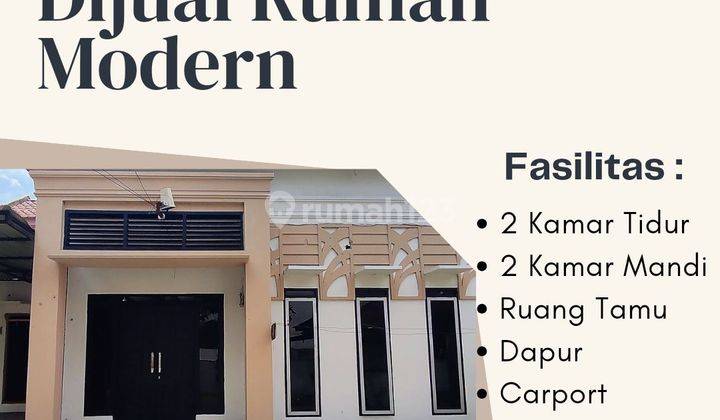 Hunian Modern Klasik Di Medan Helvetia Hanya 490jt 1