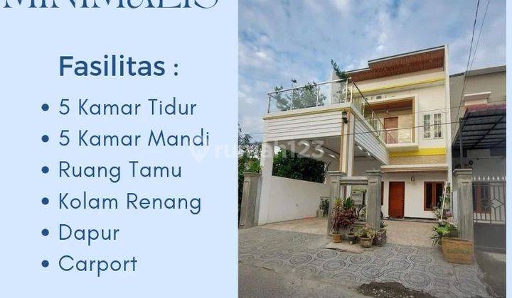 Rumah Mewah Dan Minimalis 2 Lantai Di Medan Helvetia 1