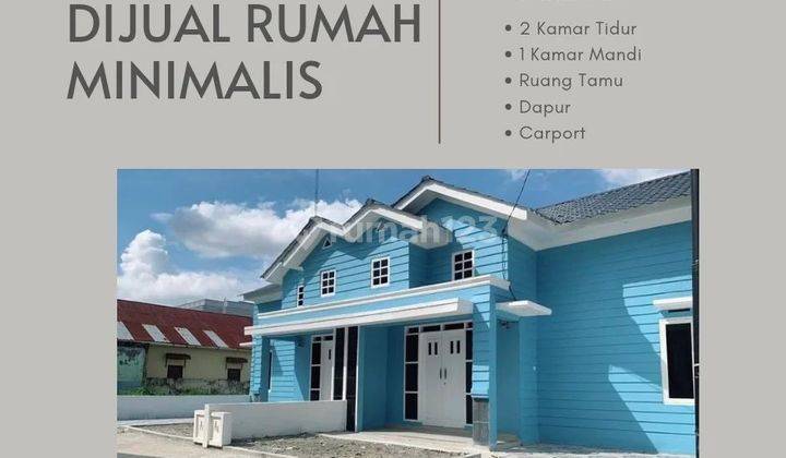 Rumah Minimalis 1 Lantai Lokasi Strategis Di Medan Helvetia 1