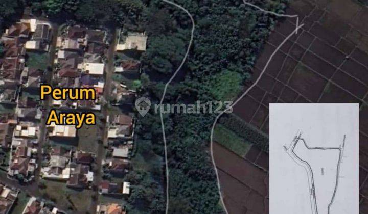 Tanah Sawah Dekat Perumahan Araya di Pakis Malang 1