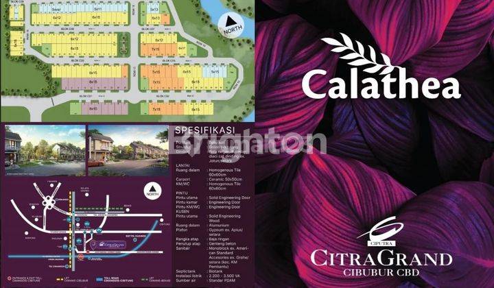 SMART CLUSTER CALATHEA..CITRAGRAND CIBUBUR CBD BY CIPUTRA 1