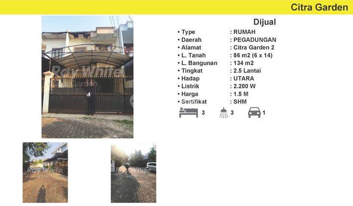 Dijual Rumah di Citra Garden 2 Jakarta Barat 1