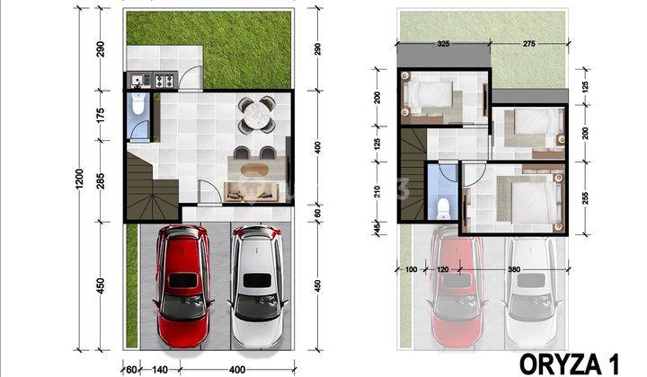 Rumah 2 Lantai Baru Japanese Style Dalam Cluster Ciwastra Park 2