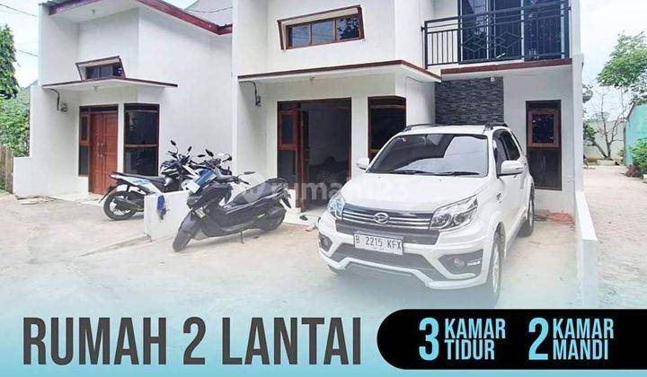 Rumah 2 Lantai 350 Jtan 5 Menit Ke St Citayam 3 Kmr 2 Kmr Mndi 1