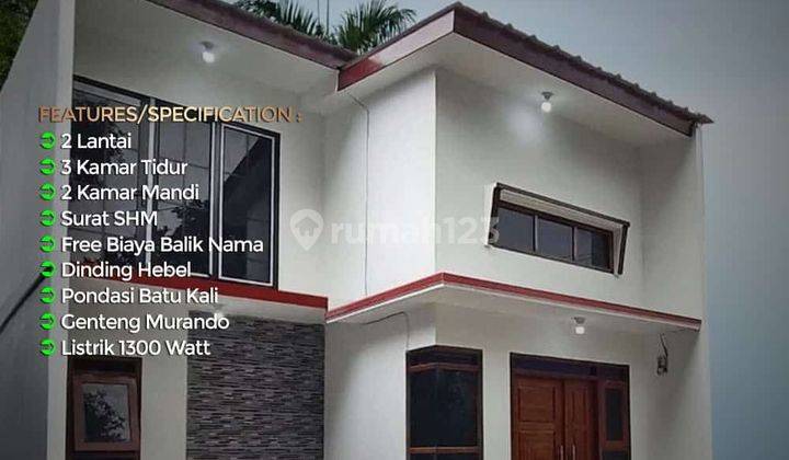 Rumah 2 Lantai Dkt Stasiun 3 Kmr Tdr 2 Kmr Mandi 5 Mnt St Citayam 2