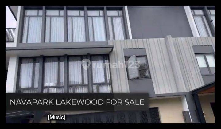 Dijual Rumah Full Furnished Lakewood Tipe 12 Navapark 1