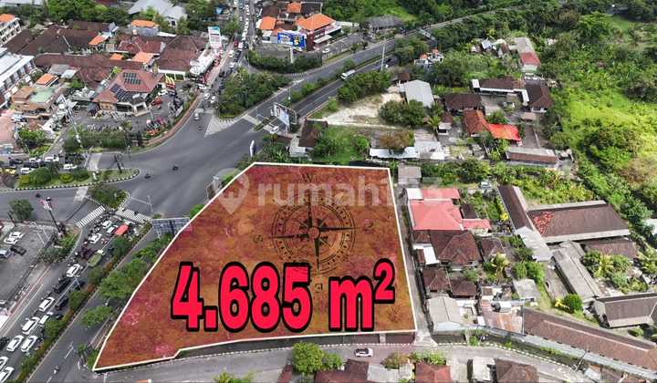 Tanah Komersial Simpang KFC MC Donald dan Pizza Hut Jimbaran Bali