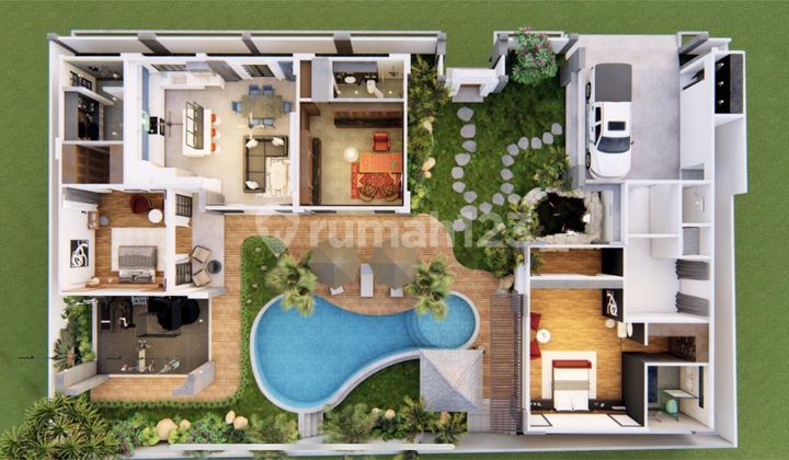 Villa project 90 percent done for sale. Could be finished in approximately a month.