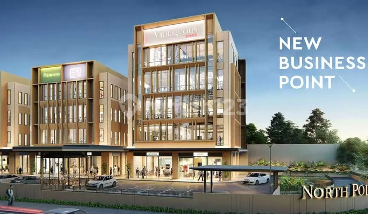 Rarely Available Adjoined Shophouses North Point Nava Park BSD 8x15 with Elevator