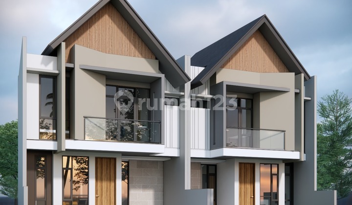 Townhouse Modern Minimalis 2 Lt Luas 70 Cm 5 Menit Ke Aeon Mall 1