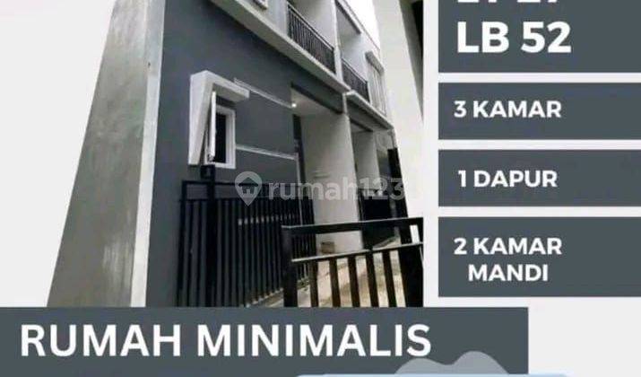 Dijual Rumah Baru 200jutaan 2 Lantai Akses Motor Area Kebagusan 1